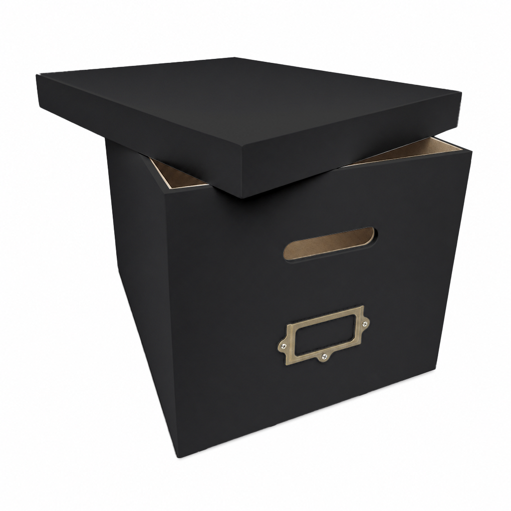 Suspended File Box with Label - Painted - Image 9
