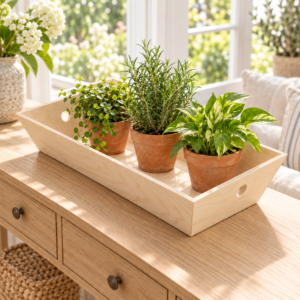 Alternative view of Rectangle Planter - Natural