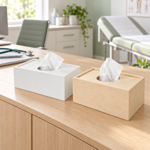 Alternative view of Tissue Box - Painted