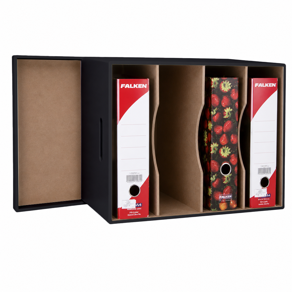 Arch Lever File Box with Lid - Painted - Image 2