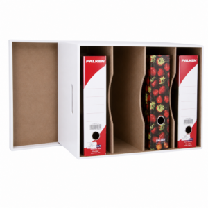 Arch Lever File Box with Lid - Painted