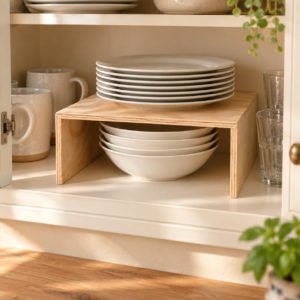 Alternative view of Shelf Raiser Small - Natural