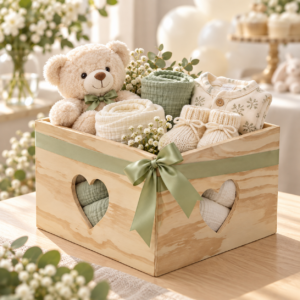 Alternative view of Gift Box - Heart Cut Out - Natural