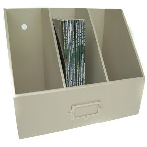 Triple Magazine Box File Stained