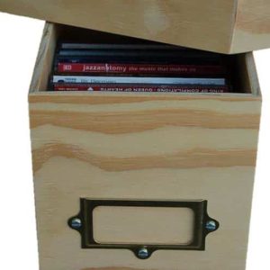 CD Box With Lid & Label