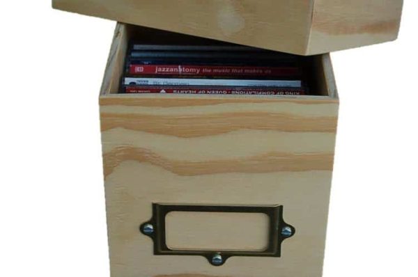 CD Box With Lid & Label