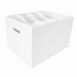 Arch Lever File Box No Lid - Painted
