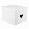 Lrg Heart Cut Out Box – Painted — Lrg Heart Cut Out Box – Painted