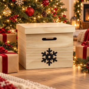 Alternative view of Large Christmas Box - Snowflake