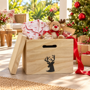 Alternative view of Large Christmas Box - Reindeer