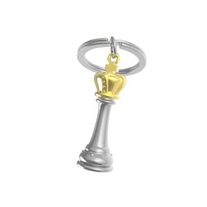 King Chess Keyring