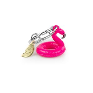 Pool Flamingo Keyring