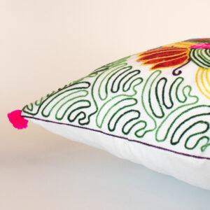 Alternative view of Handcrafted Lotus Cushion